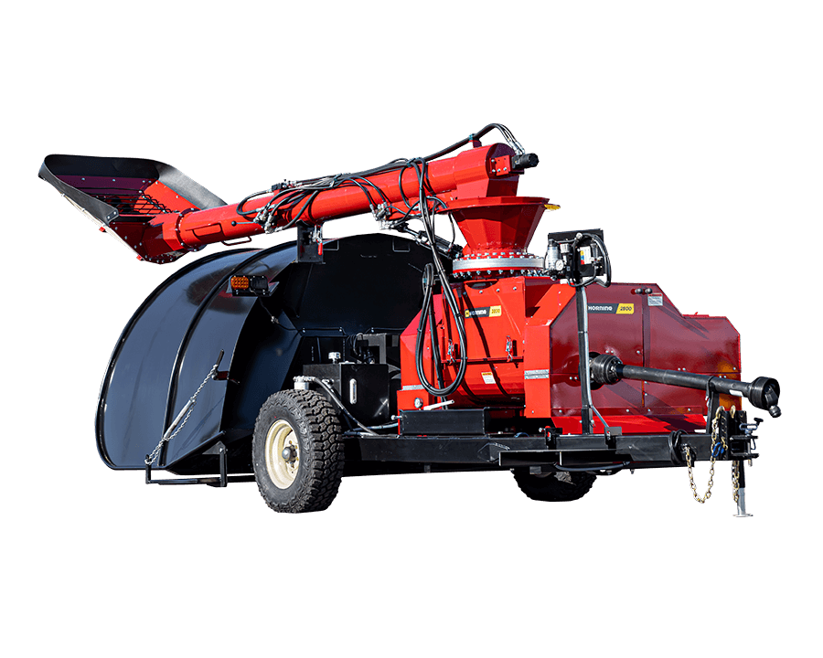 Horning shredder mill with bagger